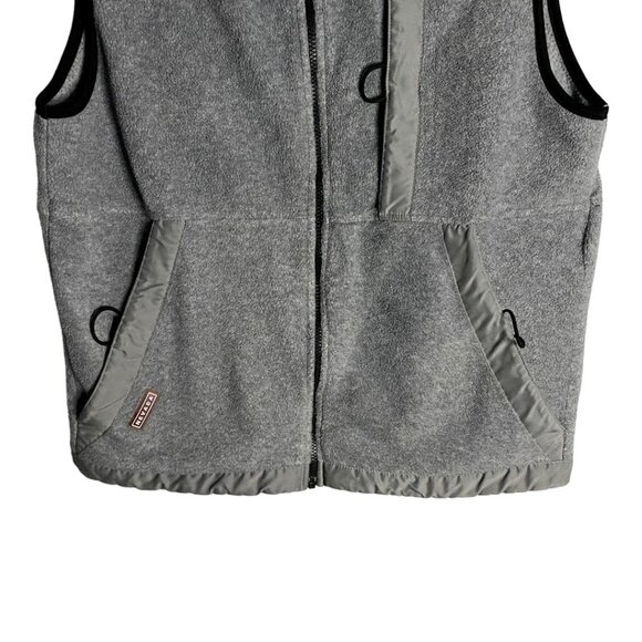 Nevada Gray Fleece Full Zip Sleeveless Vest - Picture 3 of 7